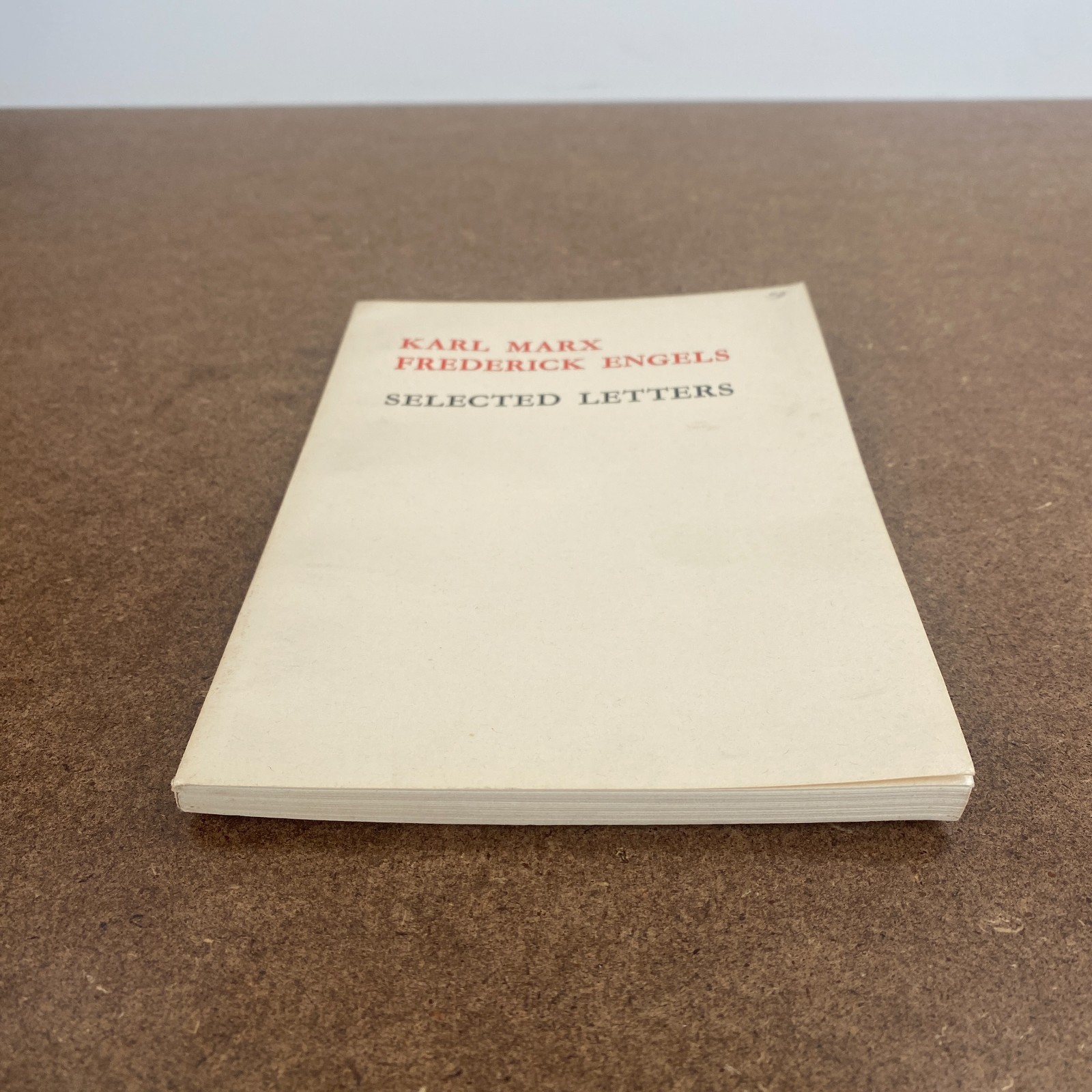 Marx Engels Selected Letters 1977 First Edition Foreign Languages Press PB