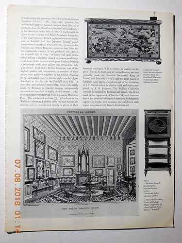 Article: William Beckford’s Furniture & William Beckford’s Library