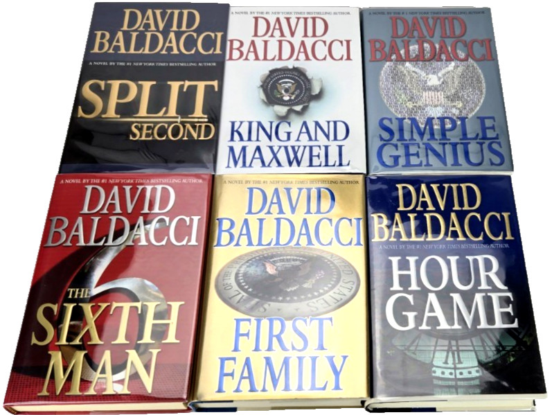 SIGNED 1st Edition DAVID BALDACCI Sean King COMPLETE Series 6 Books HCDJ 1st/1st