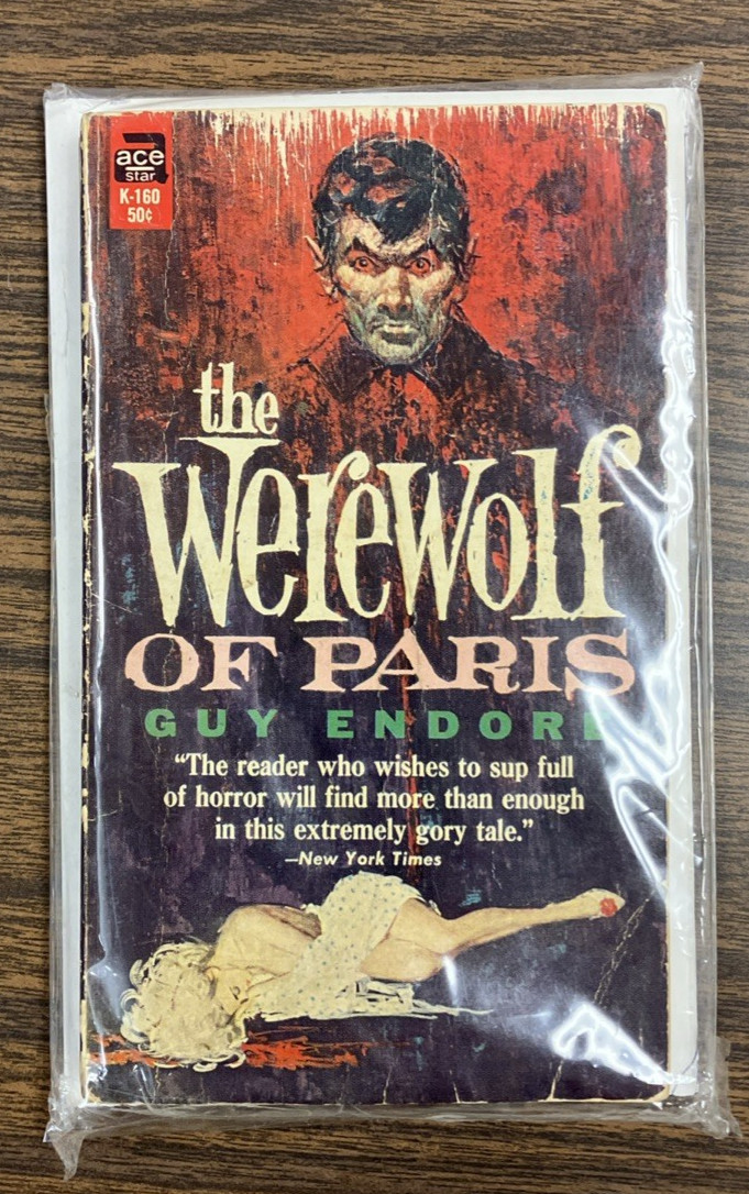 WEREWOLF OF PARIS PAPERBACK – by GUY ENDORE – PB – 1933