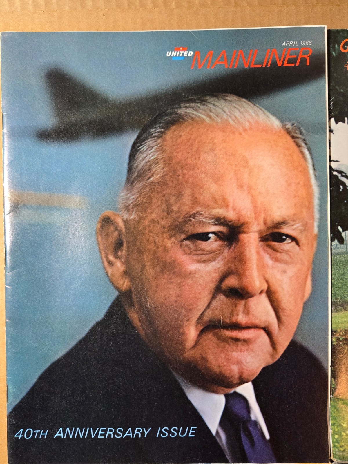 Lot of 4 Vintage United Air Lines „Mainliner“ Magazine 1966-1970 Good Cond.