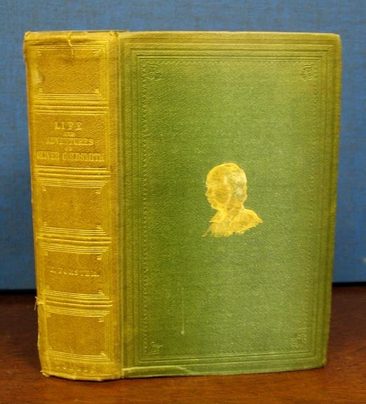 John Forster / LIFE and ADVENTURES of OLIVER GOLDSMITH 1st ed 1848