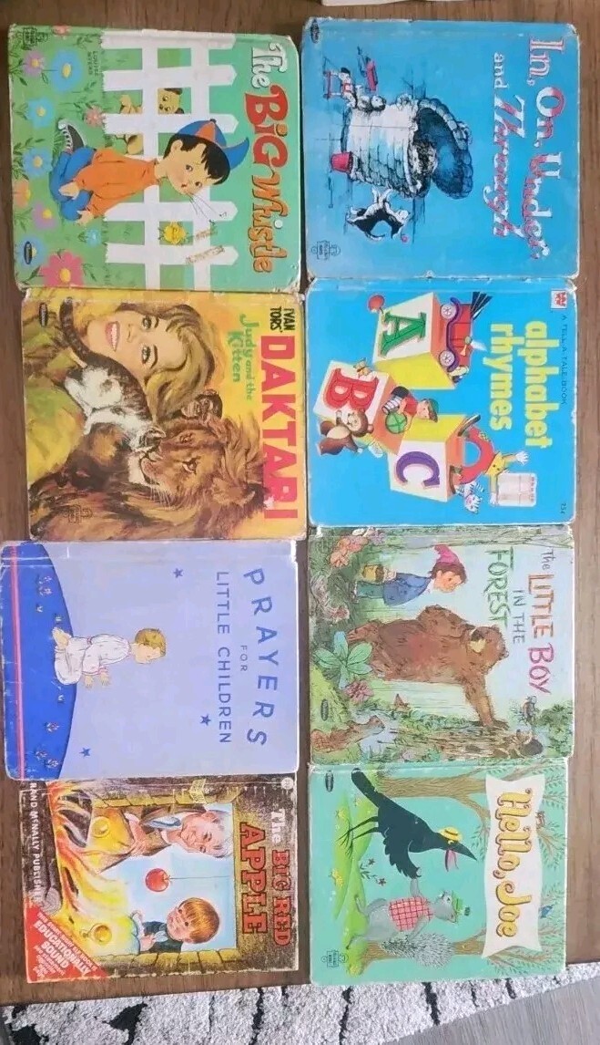 8 Vintage Children’s Books Rand McNally, Whitman 4
