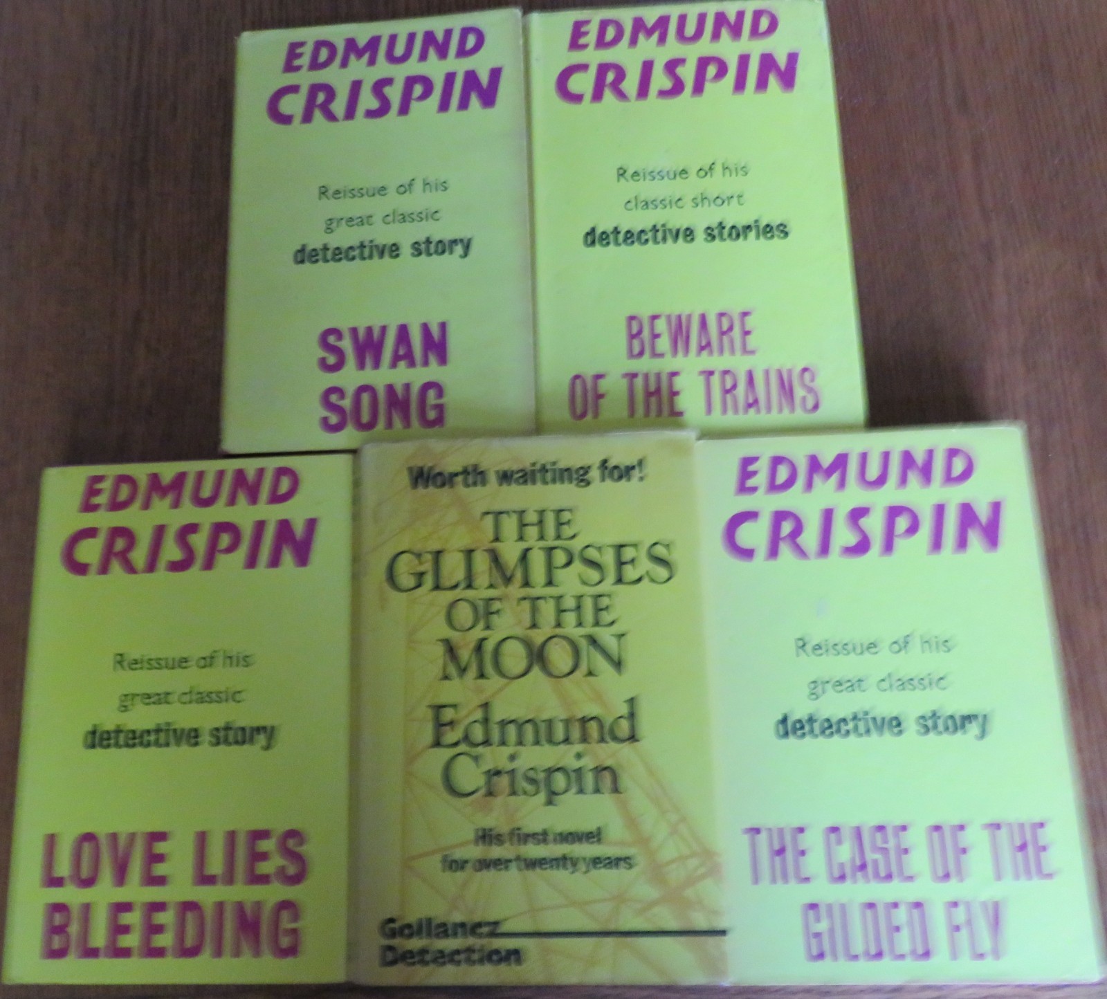Edmund Crispin Lot of 5 Hard Cover Reissued Classics