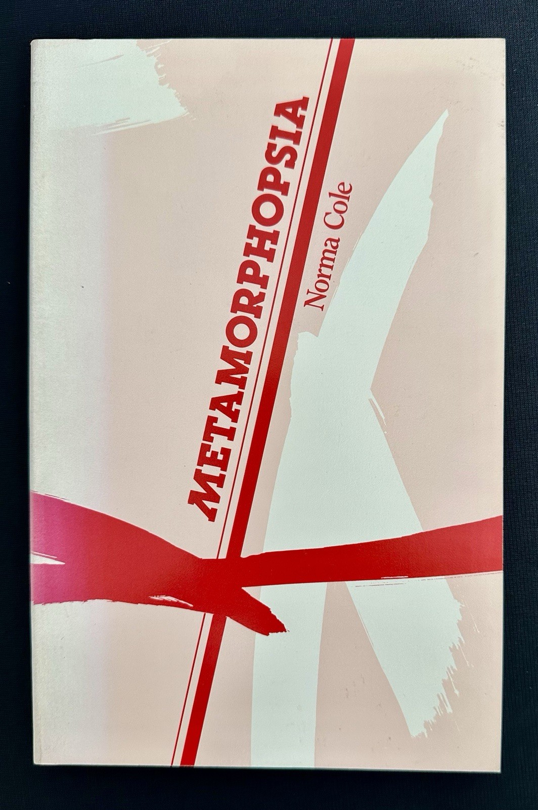 SIGNED Association Copy Metamorphopsia 1988 Norma Cole Inscribed Susan Griffin