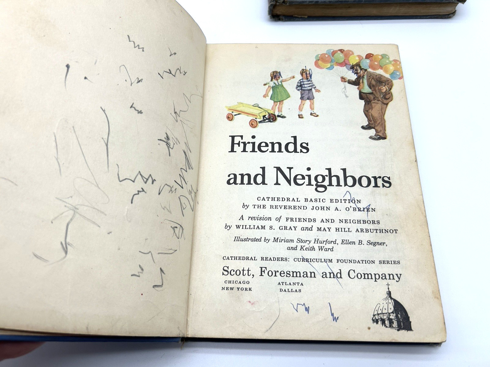 1940s Lot HC New Basic Readers DICK & JANE, FRIENDS & NEIGHBORS, STREETS & ROADS