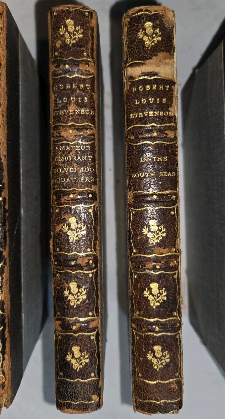 Robert Louis Stevenson Biographical Edition Lot of 6 Books 1905-1915 Scribner’s