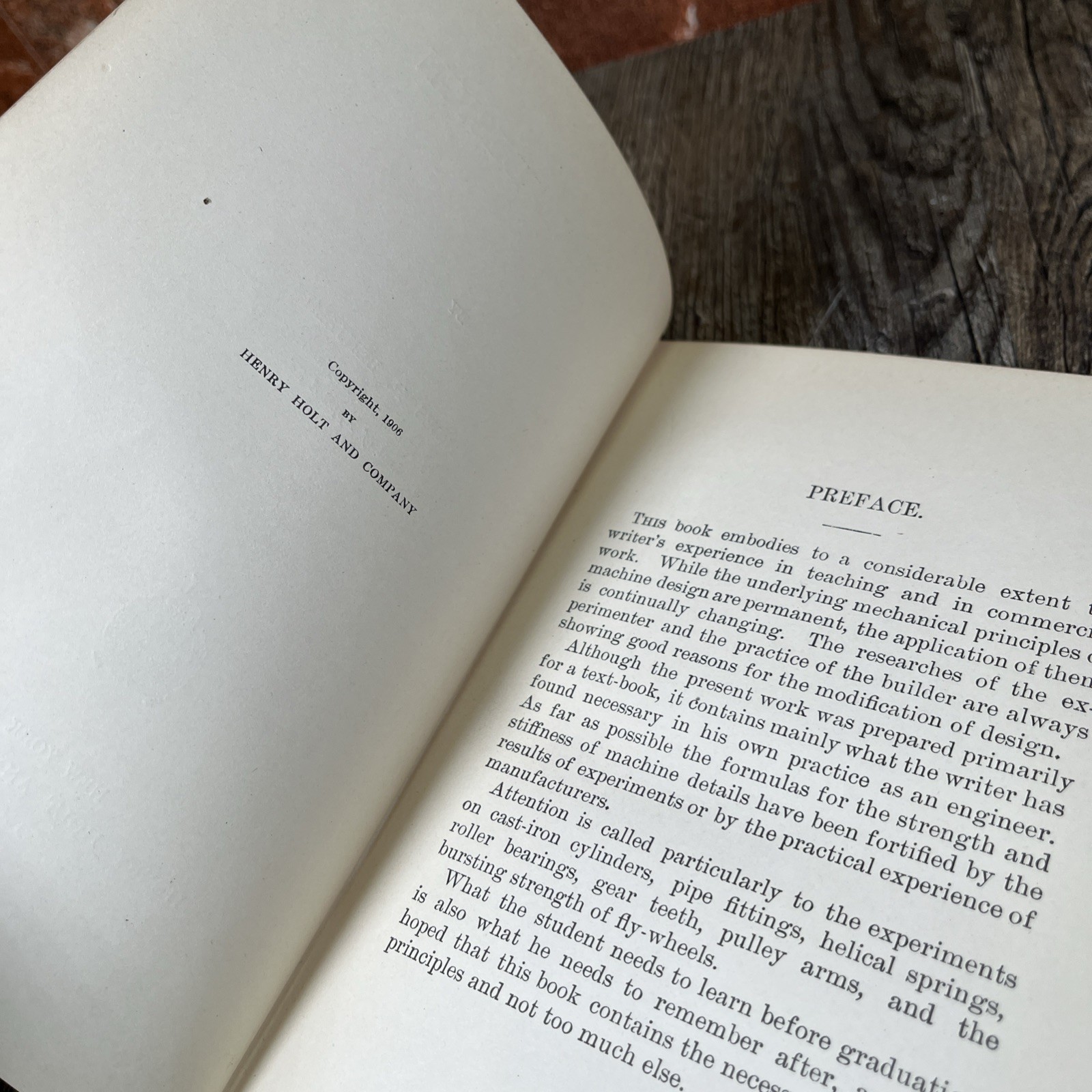 Machine Design By Charles H. Benjamin – Published by Henry Holt and Company 1906