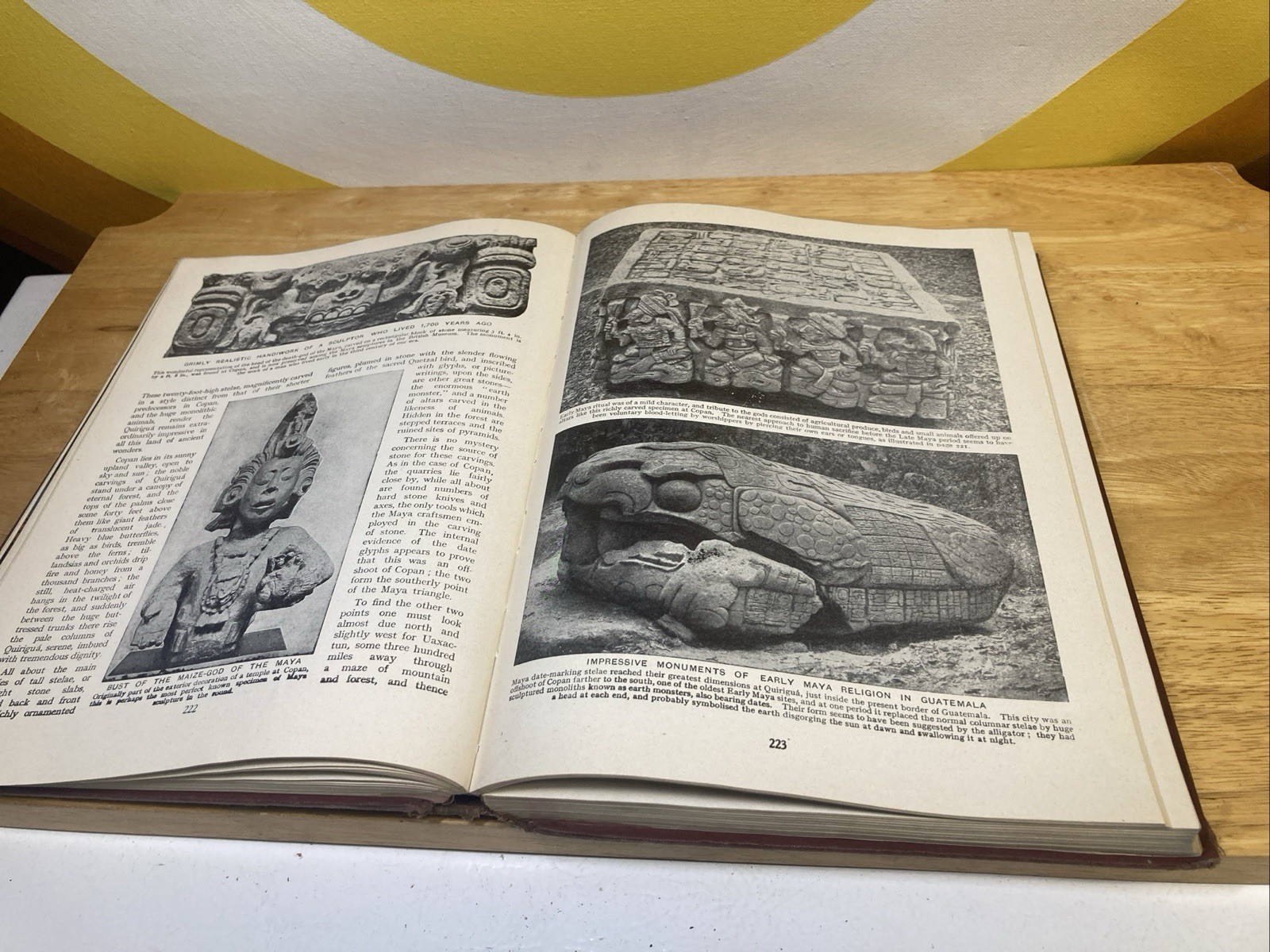 Vintage 1948 Wonders Of The Past By Hammerton 1937 Rare Pictorial History Book