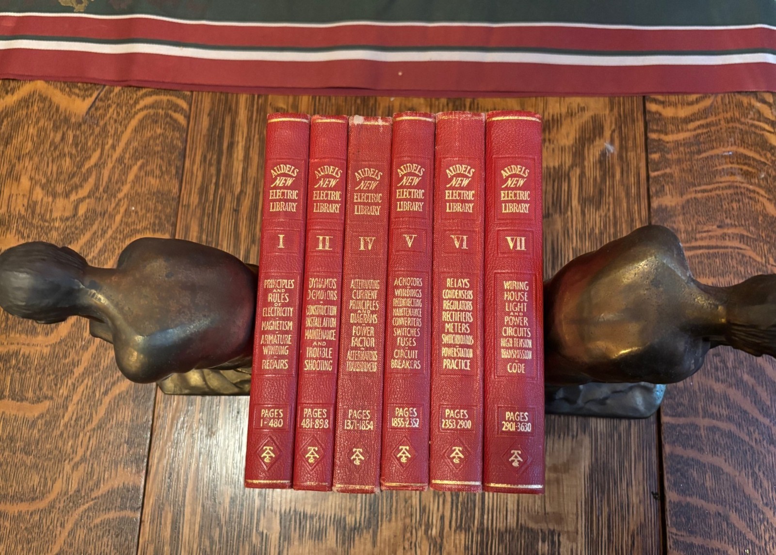 Audels New Electric Library Vol 1&2 4,5,6,7 in Good Condition