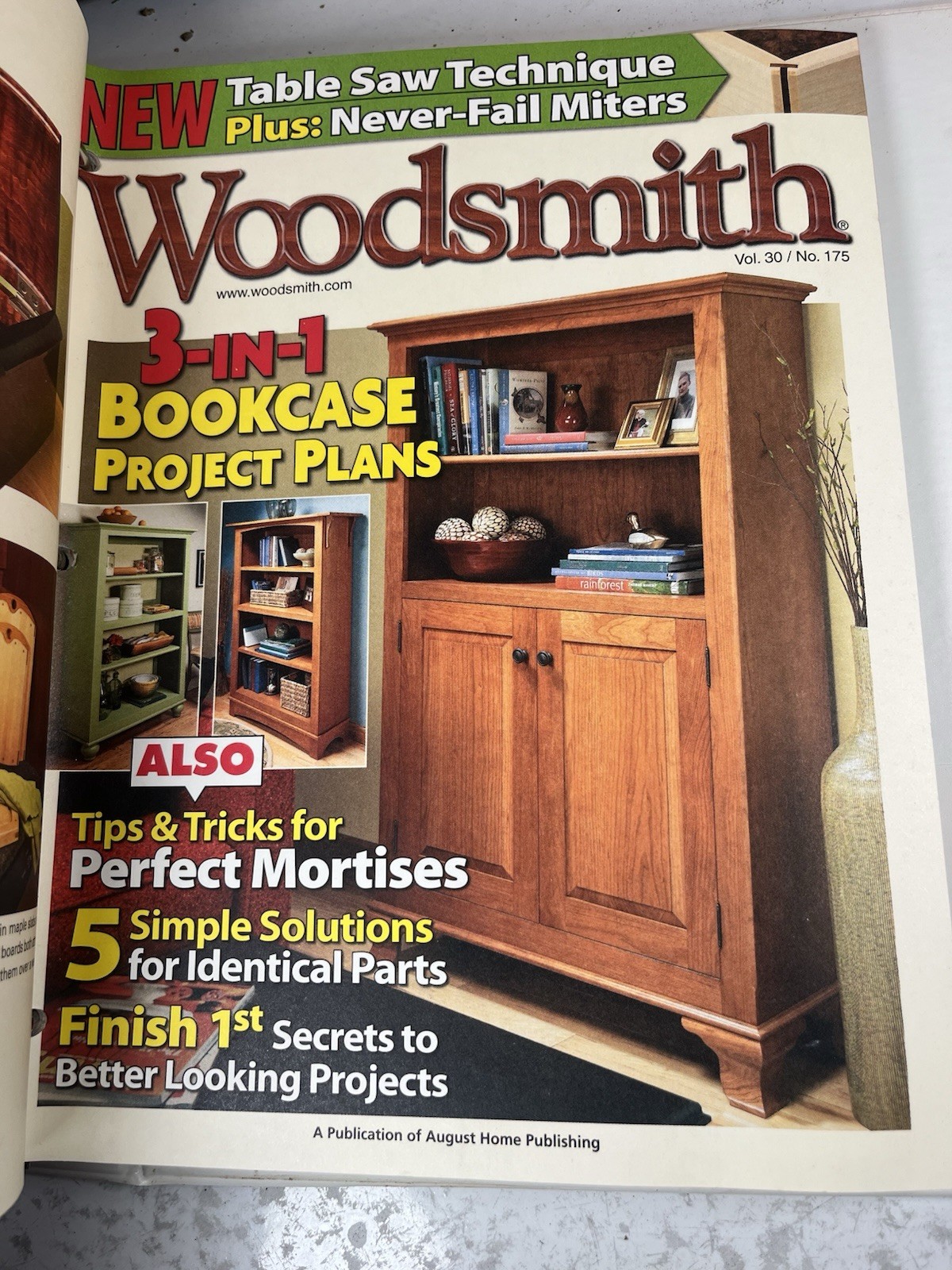 Woodsmith Magazine Lot of 16 Vol 28-30 Issues #163-176 Woodworking