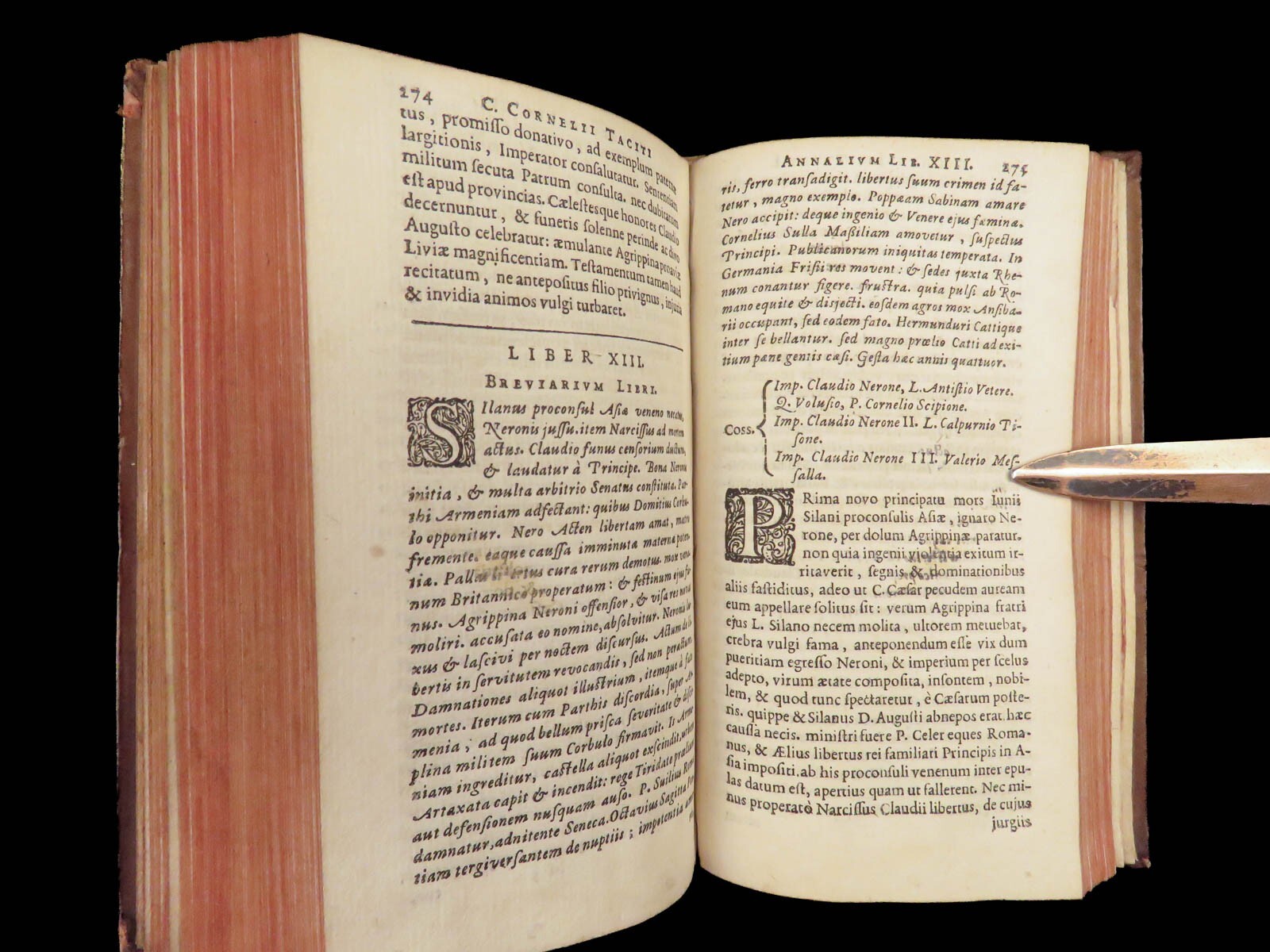 1640 TACITUS 1ed Annals Histories Roman Empire Nero ROME Justus Lipsius Grotius