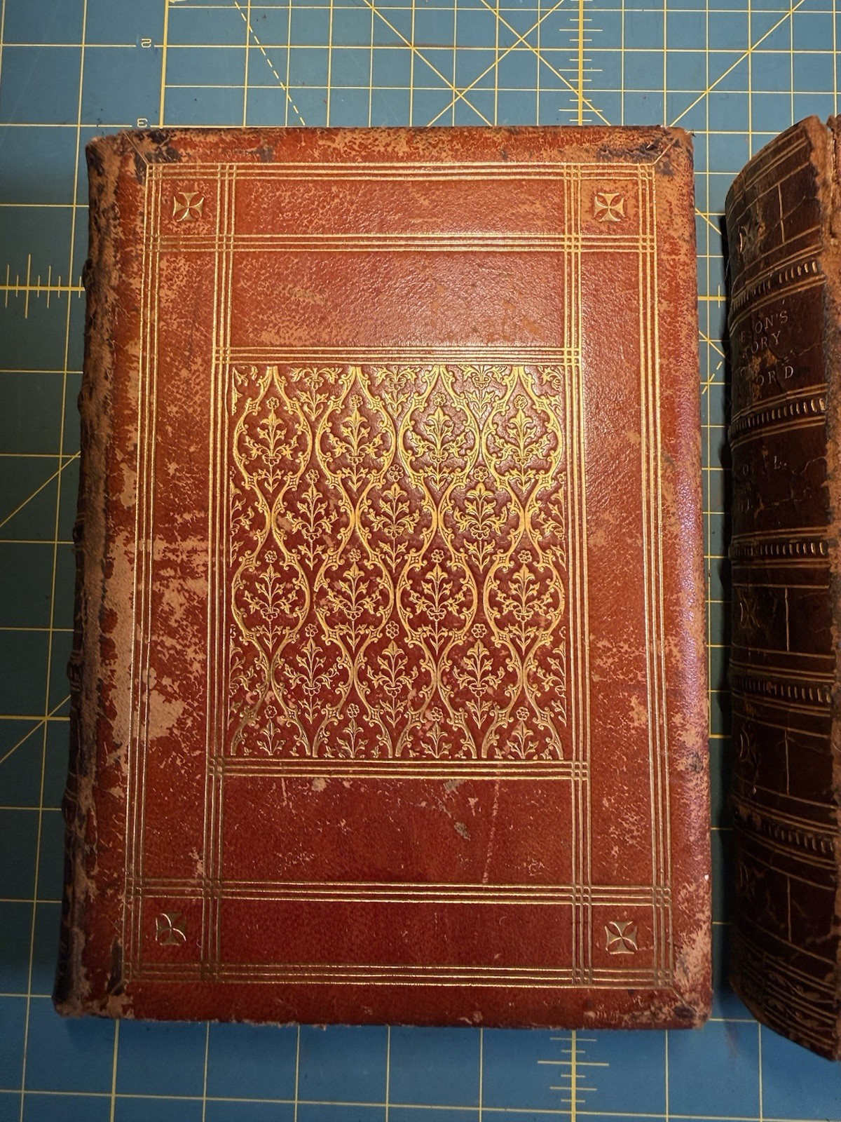 1864 History of Our Lord Jameson Eastlake 2 Vol Fine Gilt Leather Christian Art