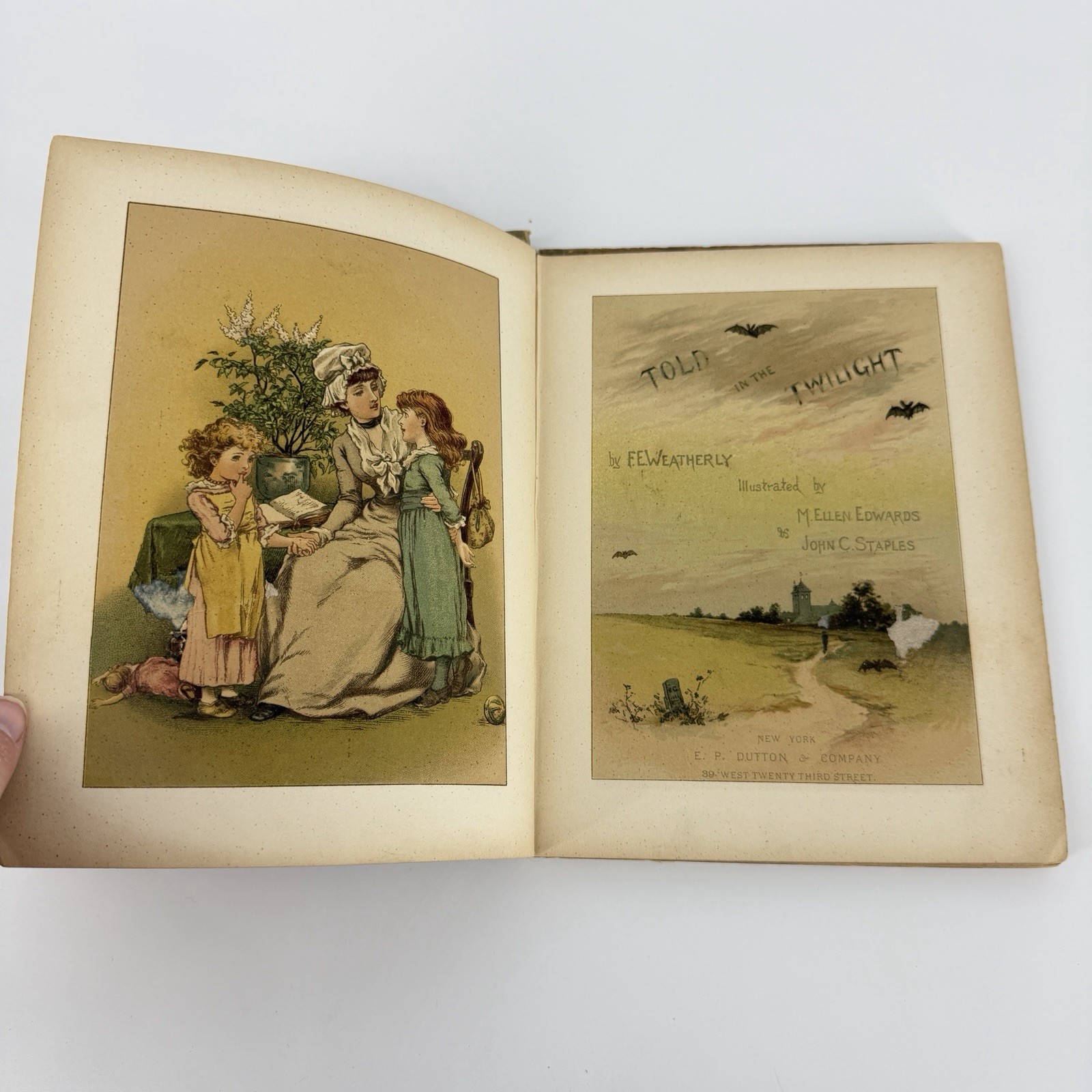 Told in the Twilight 1880’s by F.E. Weatherly – Scarce Victorian Children’s Book