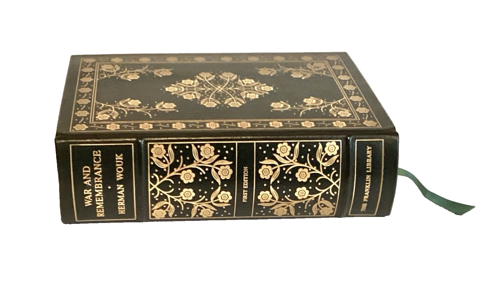 WAR AND REMEMBRANCE ~ HERMAN WOUK – 1st Edition – Franklin Library Leather 1978