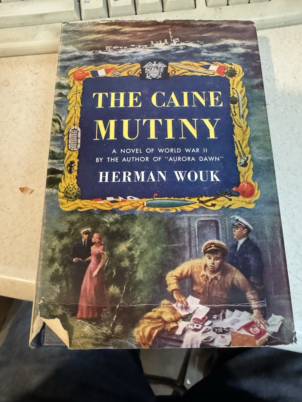 Herman Wouk The Caine Mutiny 1951 First Edition Hardcover W/ Slipcover