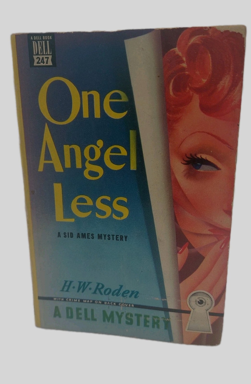 One Less Angel H W Roden 1945 Paperback Sid Ames Mystery