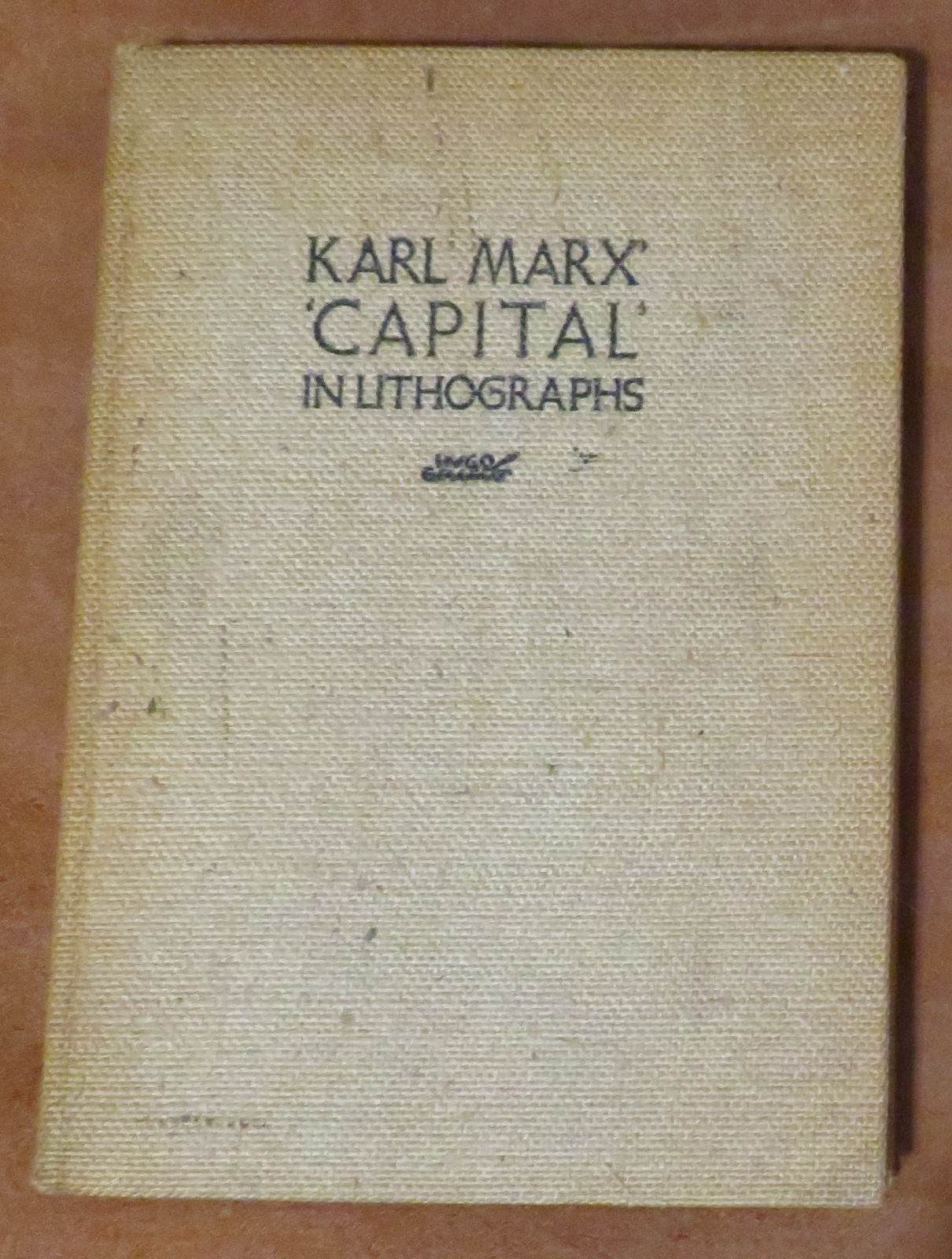 karl marx capital in lithographs – hugo gellert hardcover 1934