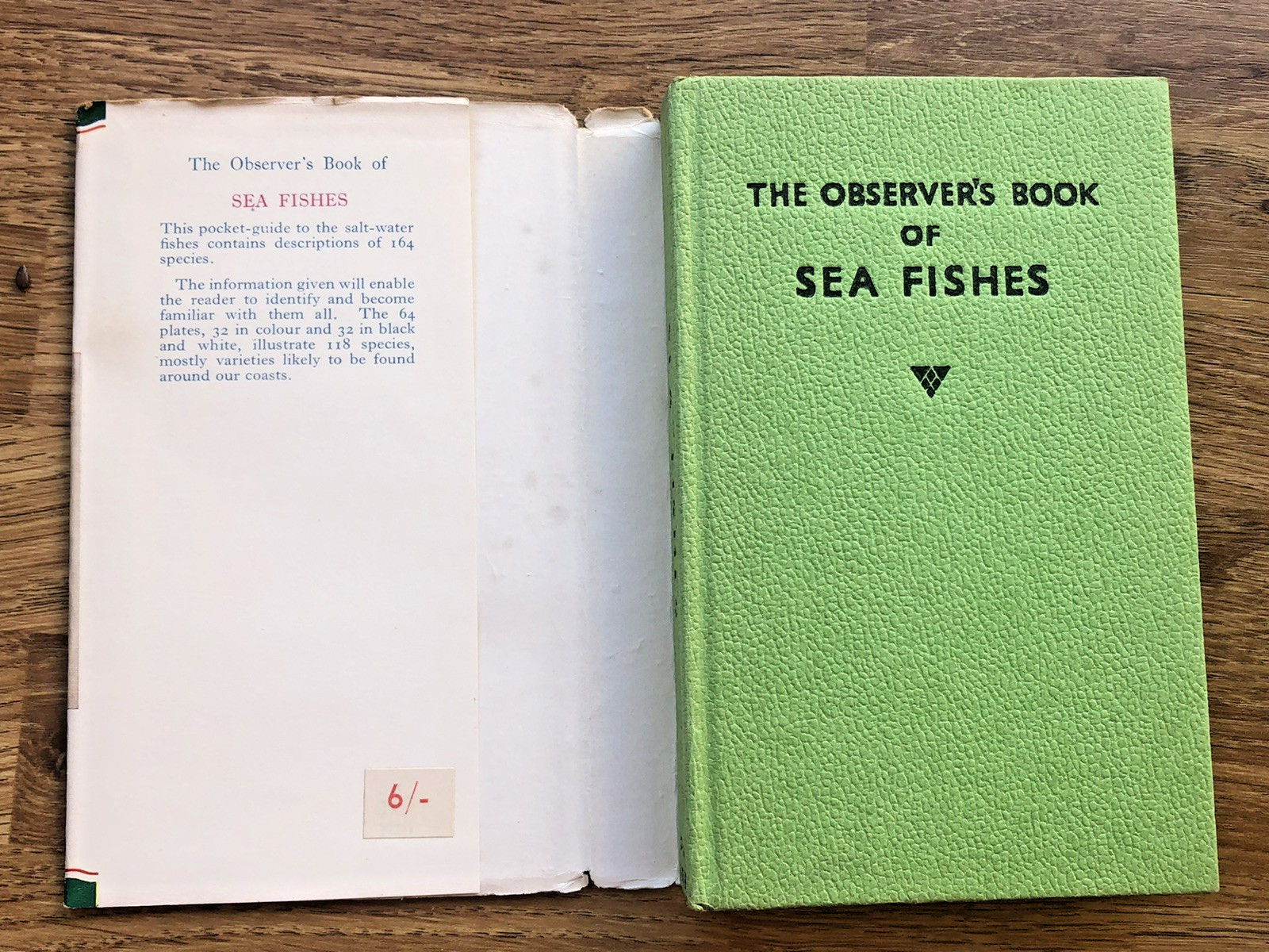 The Observer’s book of Sea Fishes 1962 reprint