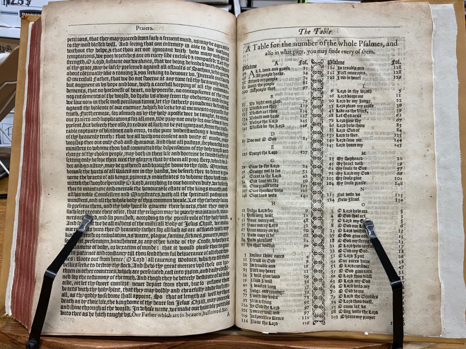 1607 Common Prayer Robert Barker Imprint + Psalms in Meter Thomas Sternhold