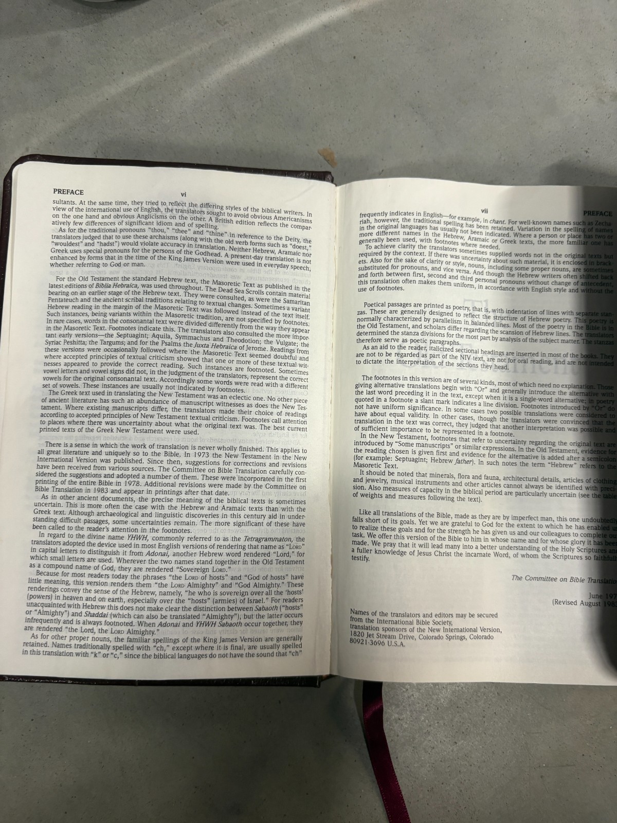 Vintage Bible in Leather Case Collectible
