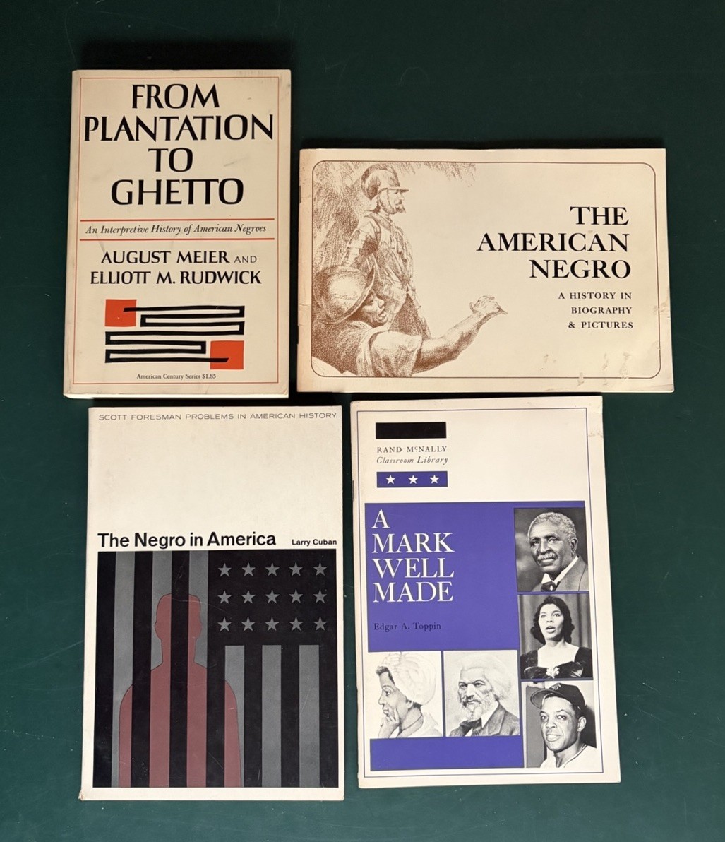 4 Vtg Black History Lot – Mark Well Made, American Negro, Negro In America + 1
