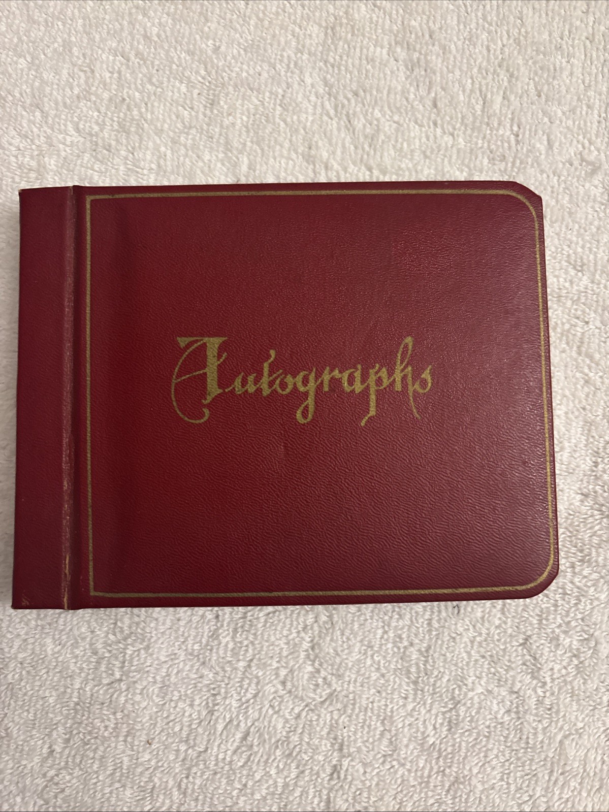 Autographs book Hand Written Sayings 61 Pages 1949