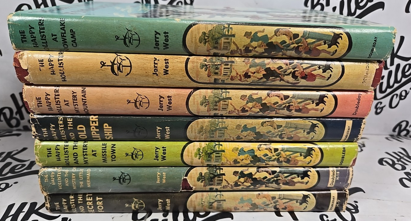 The Happy Hollisters Jerry West Vintage Hardcover Books Lot of 7