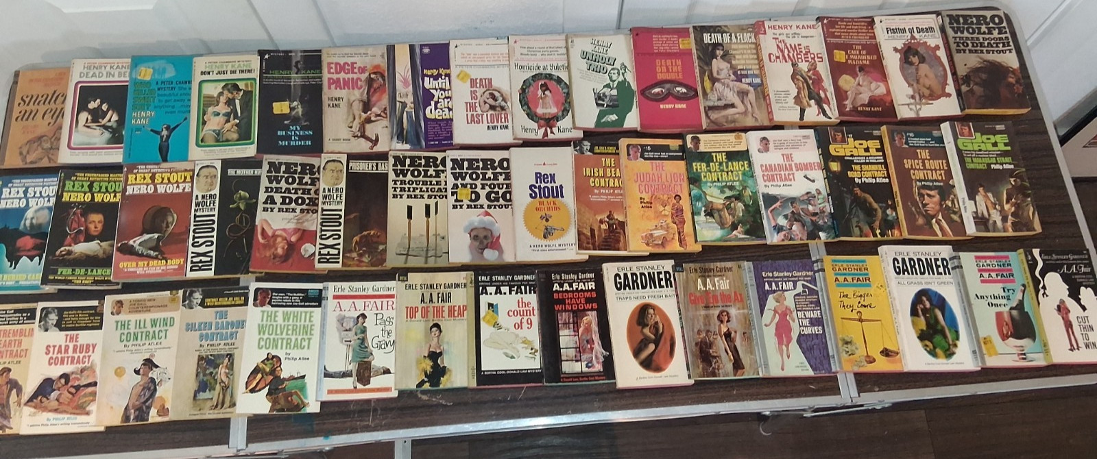 111 Vintage Mystery Novels 1960s, 1970s Henry Kane-Rex Stout++See All Photos++