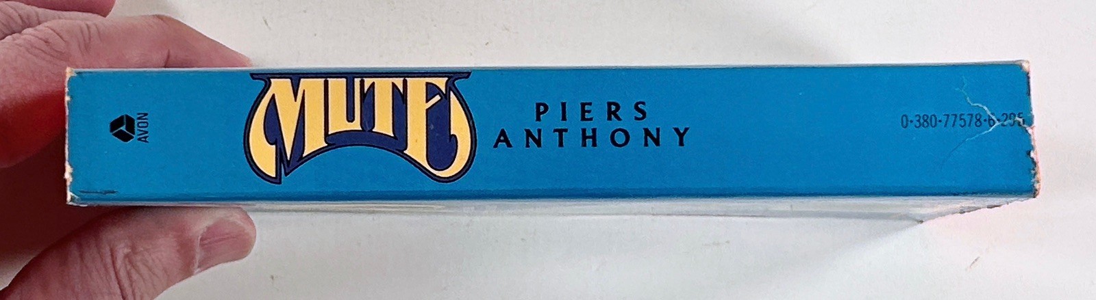 1981 Piers Anthony MUTE psionic science fiction novel AVON first printing PB