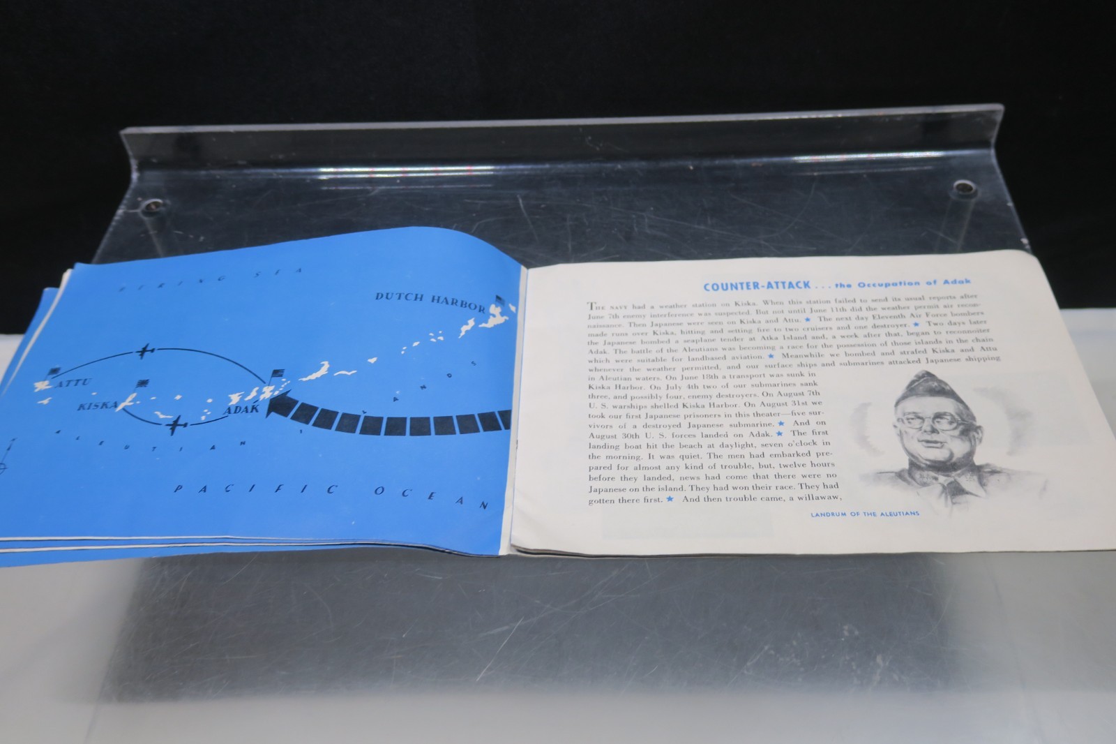 1944 Battle of the Aleutians 1942-1943 Graphic History World War II Booklet