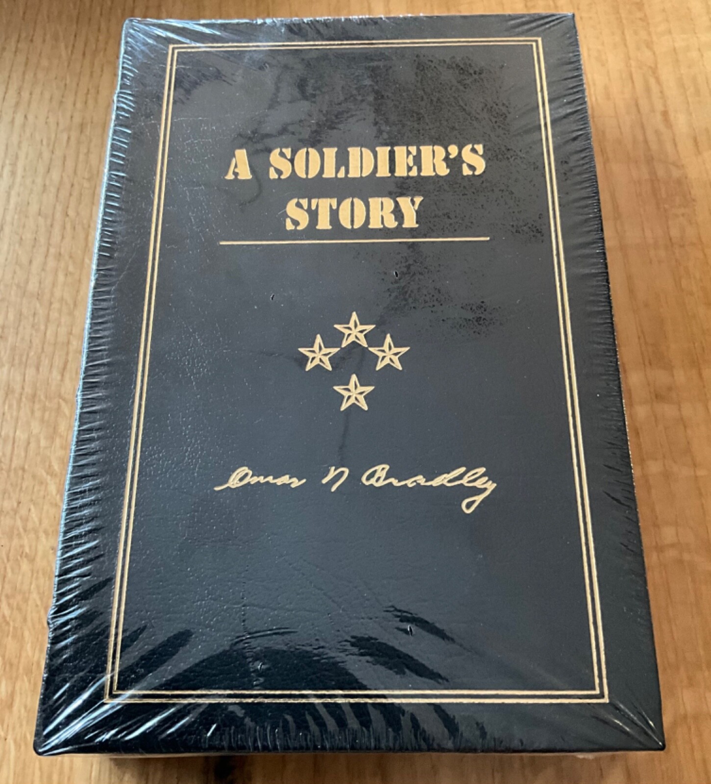 NEW SEALED A Soldier’s Story General Omar N Bradley Easton Press Leather Bound !