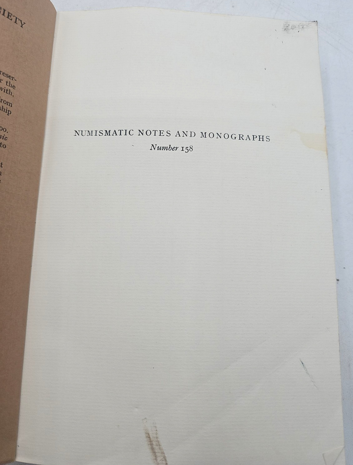 Carolingian Coinage Numismatic Notes And Monographs Karl F. Morrison 1967