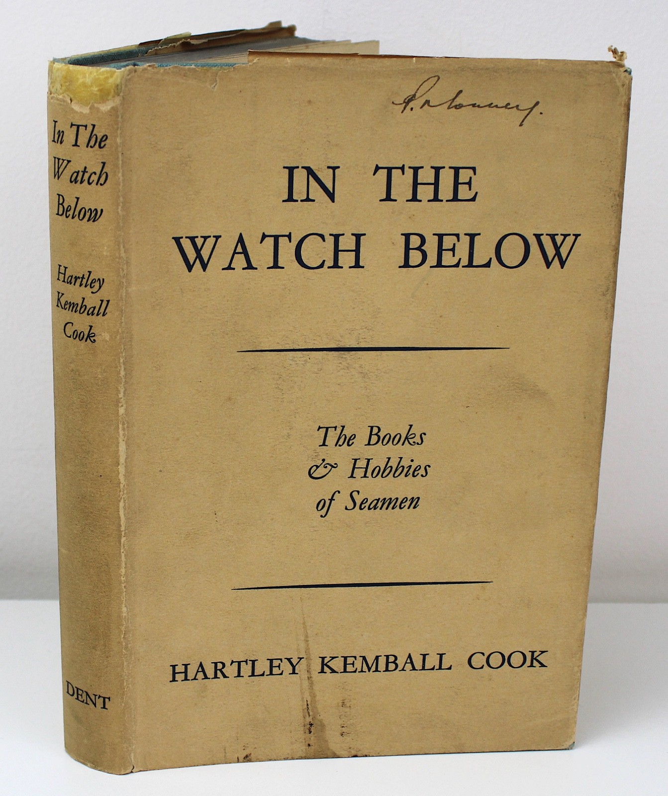 IN THE WATCH BELOW Cook Books & Hobbies of Seamen Maritime Nautical History Ship
