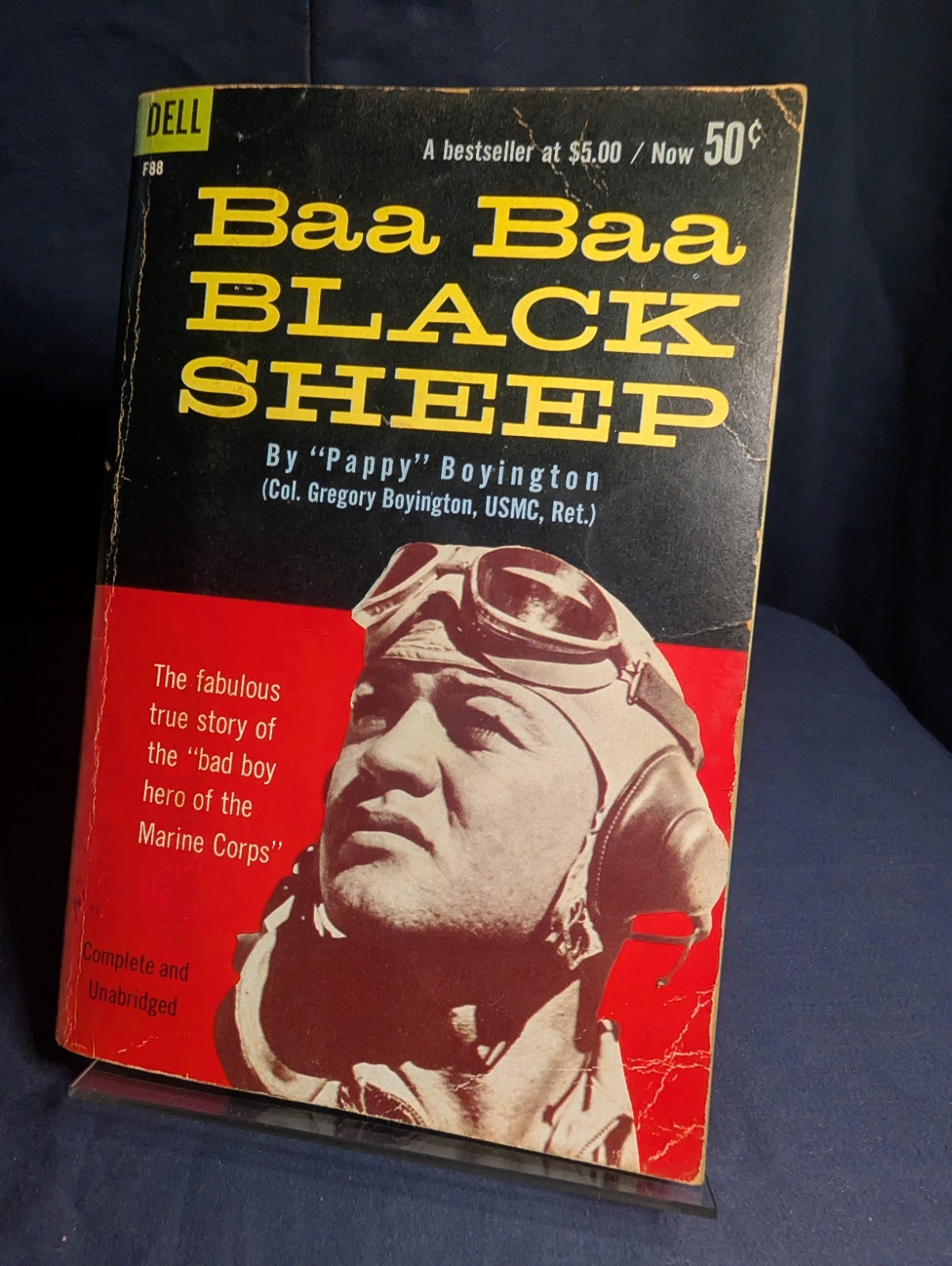 Baa Baa Black Sheep by Pappy Boyington – Black Sheep Squadron 1959 Dell First Ed