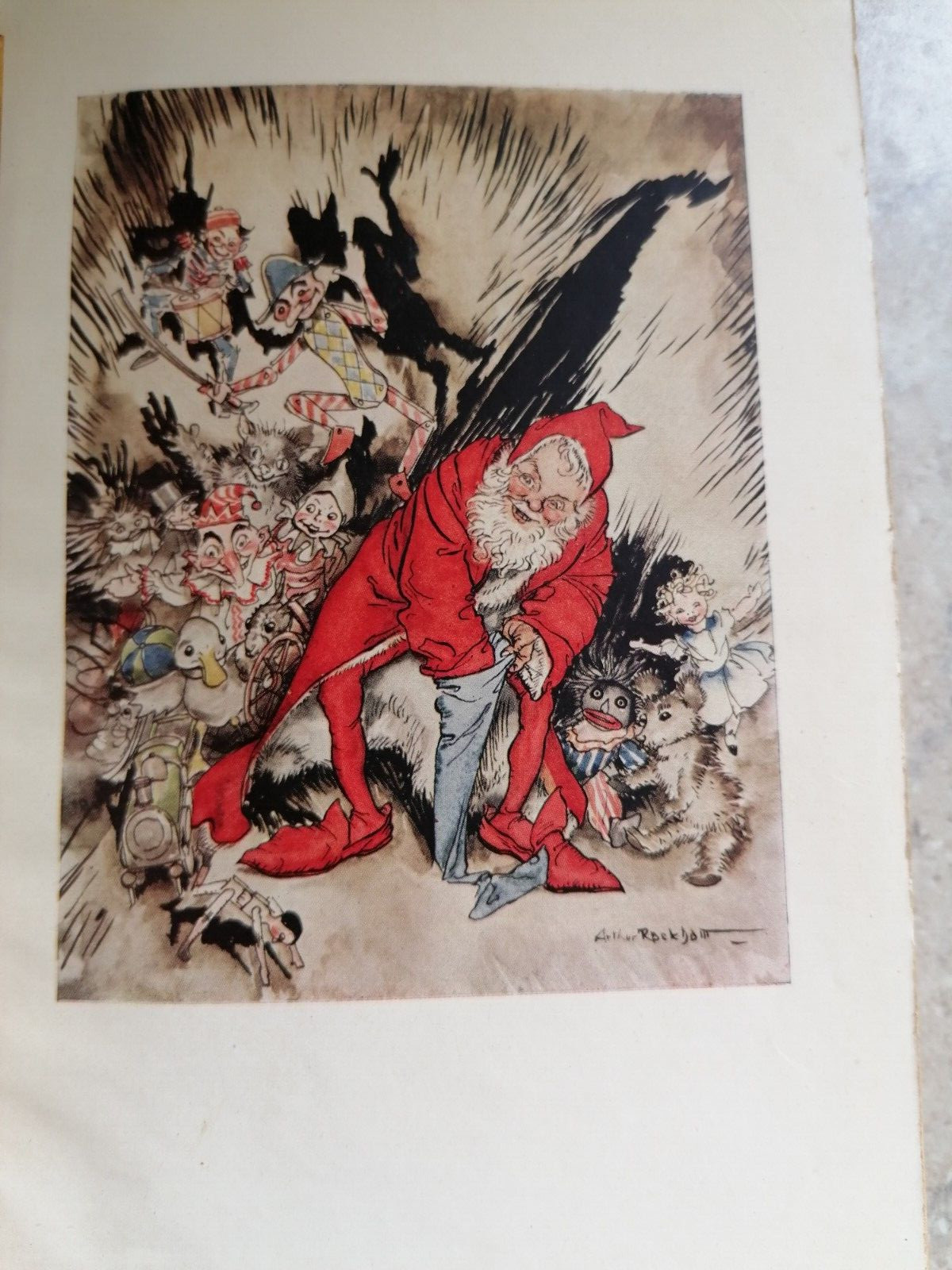 THE NIGHT BEFORE CHRISTMAS – Illustrated by ARTHUR RACKHAM 4 colour plates 1942