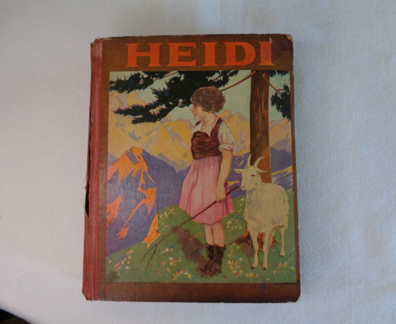 Heidi by Johanna Spyri HC Illustrated 1928 Goldsmith Publishing Co. Antique