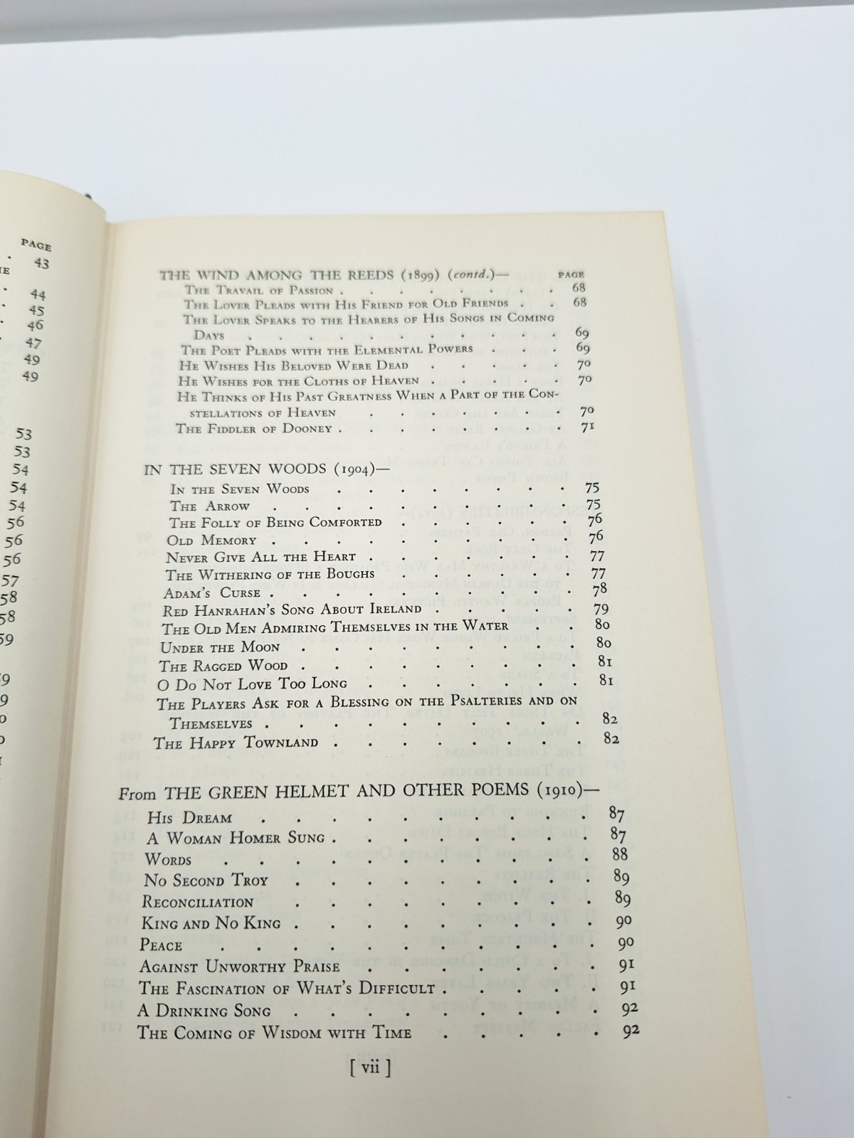 The Collected Poems of W.B. Yeats – 1964 – Hardcover w/ Dustjacket