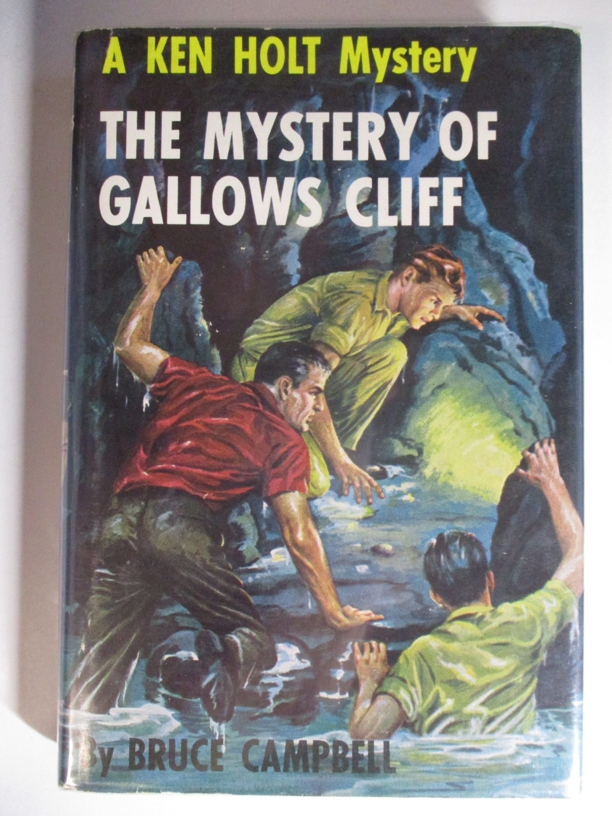 Ken Holt #15, Mystery of the Gallows Cliff, Bruce Campbell, DJ, 1st Edition 1960