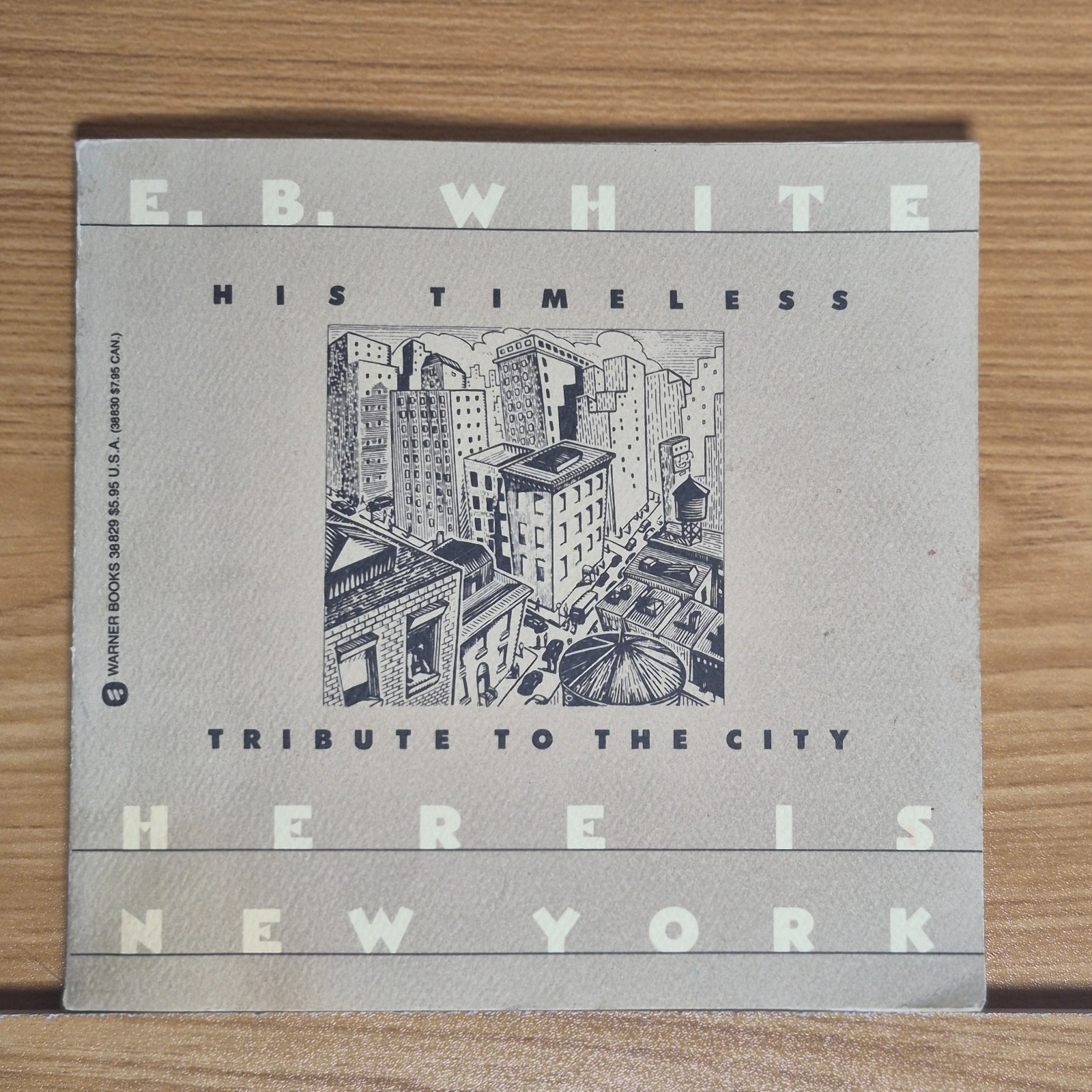 Here Is New York by E.B. White – 1988 Warner Books Edition – Timeless Tribute NY