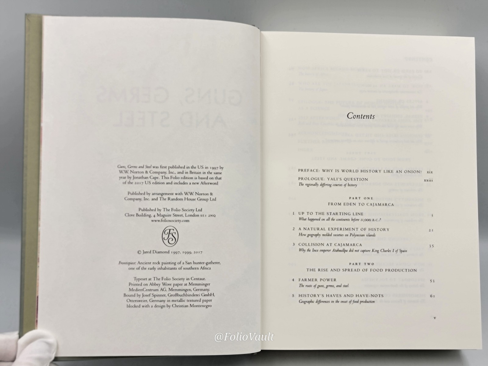 Guns, Germs & Steel – Jared Diamond – Folio Society – 2017 1st edition – VGC