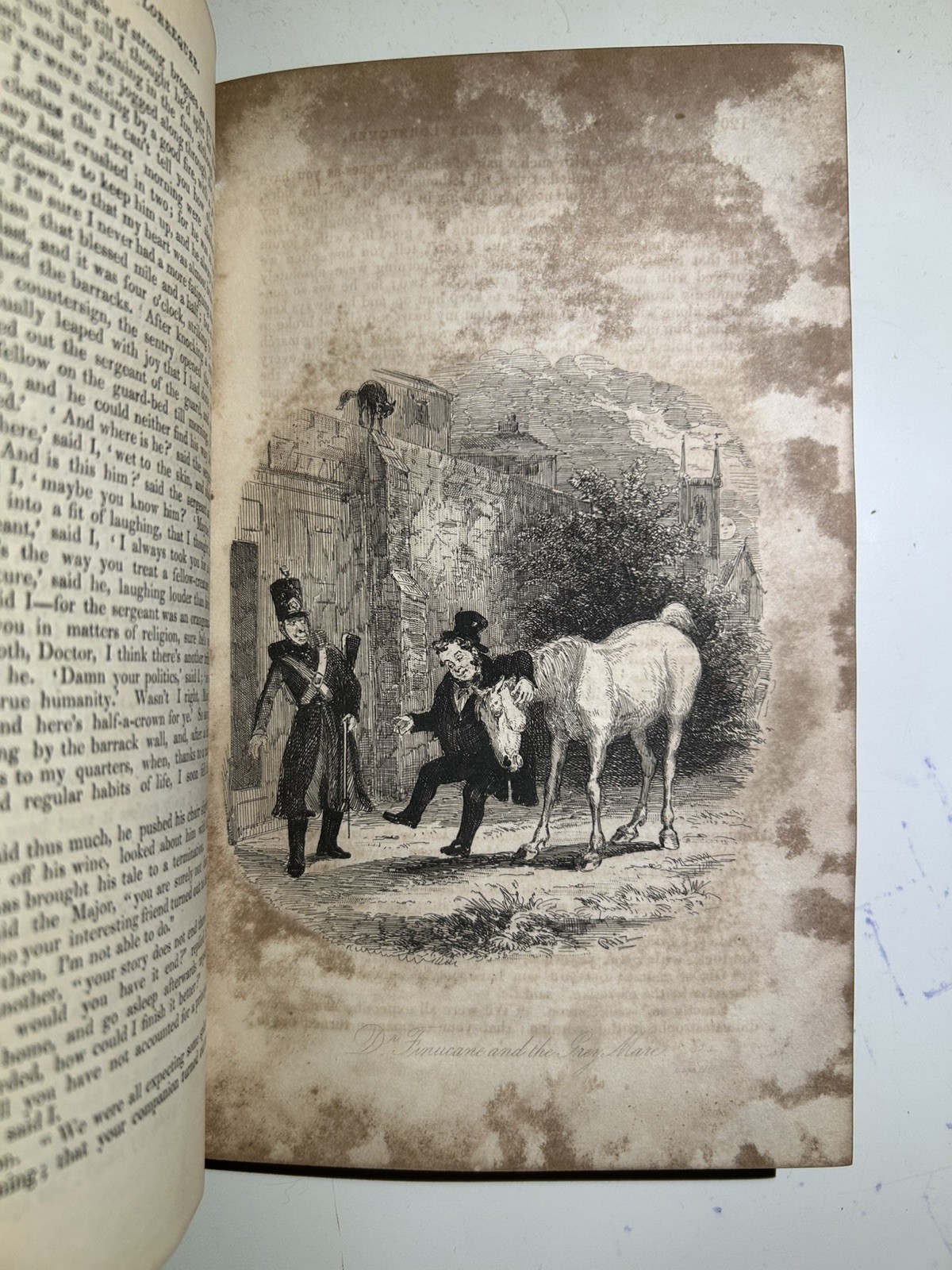 1839 FINE BINDING Harry Lorrequer by Charles Lever, Phiz Illustrated 1st Edition