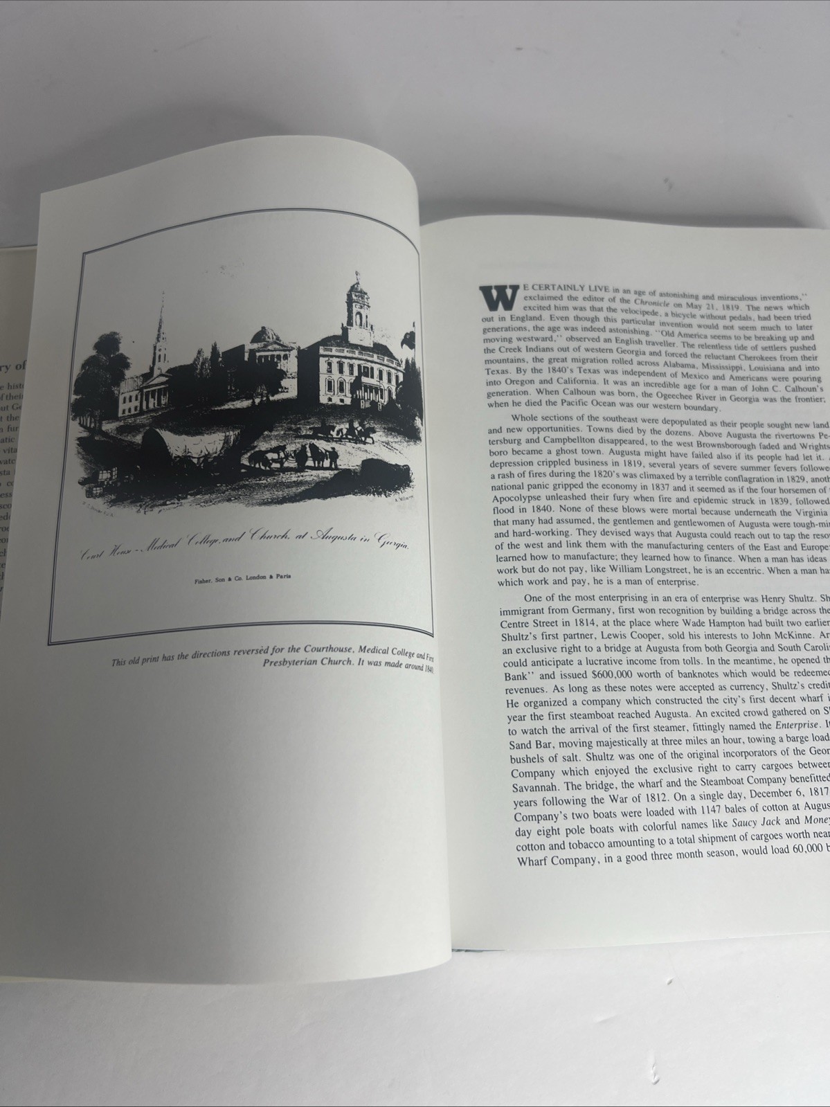Augusta, Georgia Illustraed History by Cashin 1980~Excellent Condition~
