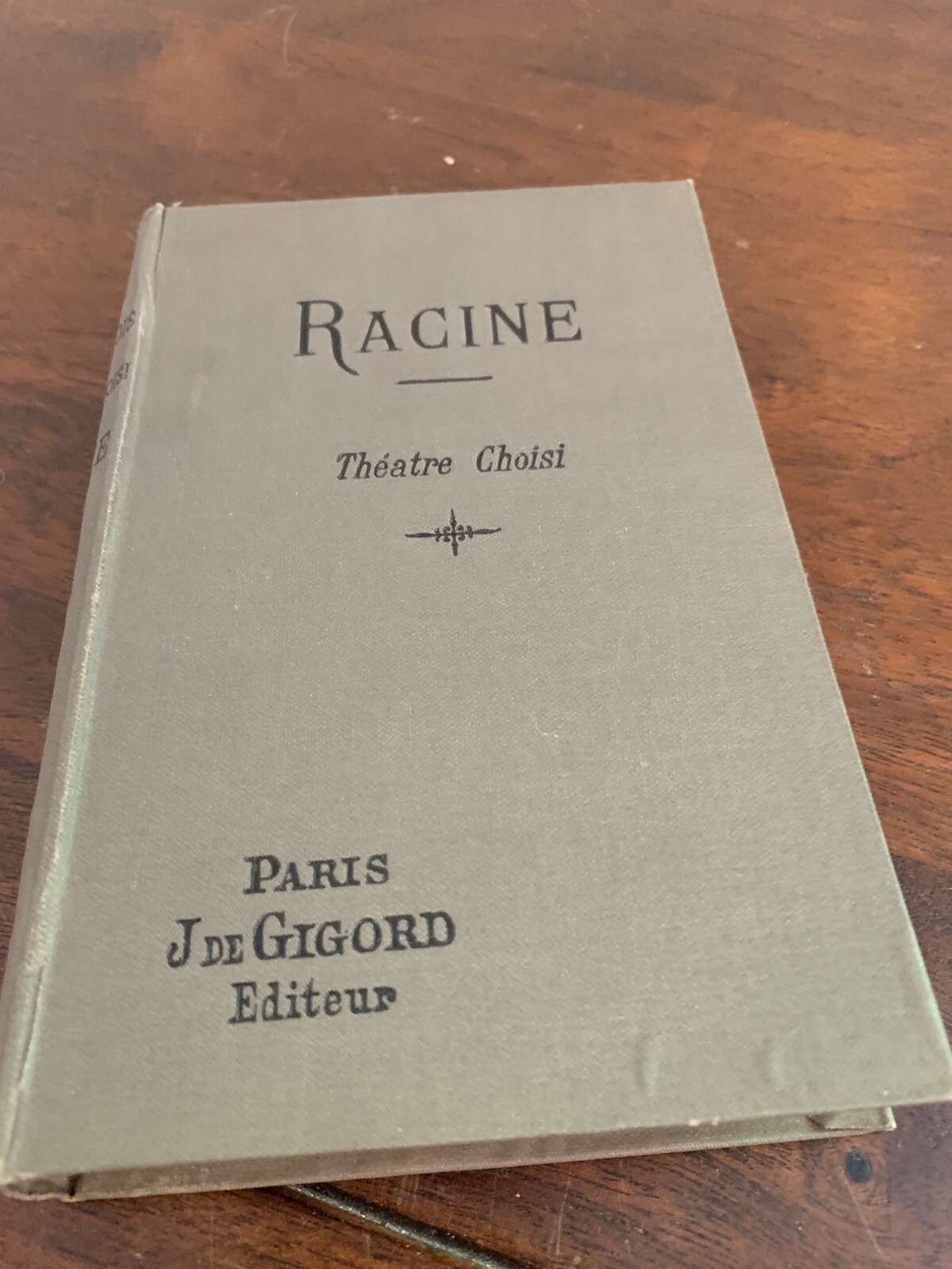 Theatre Choisi de Racine by G. Lanson book Librairie Hachette French 1922