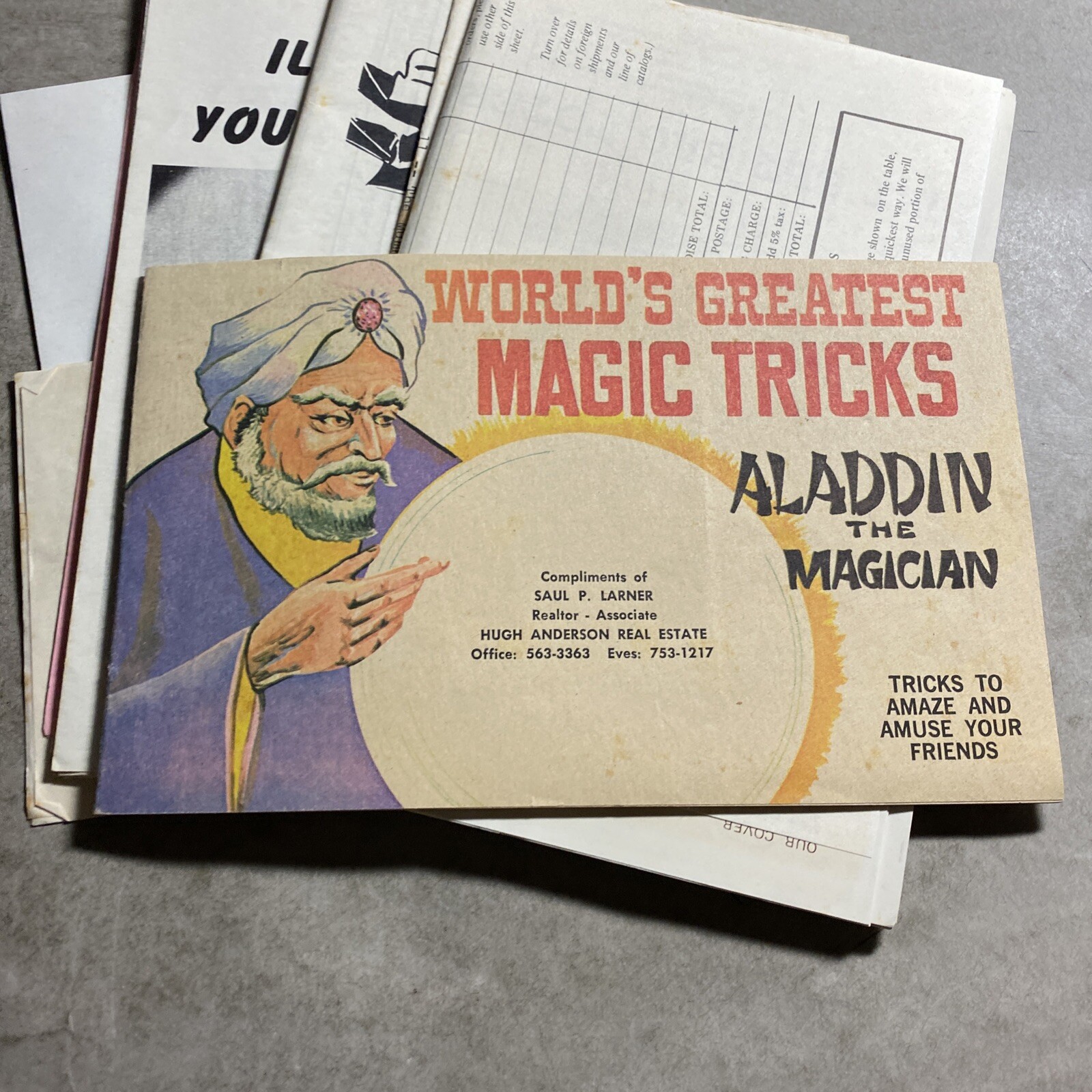 Magic History: Assorted Lot of 13 Volumes + Newspaper Clippings & More / FTH