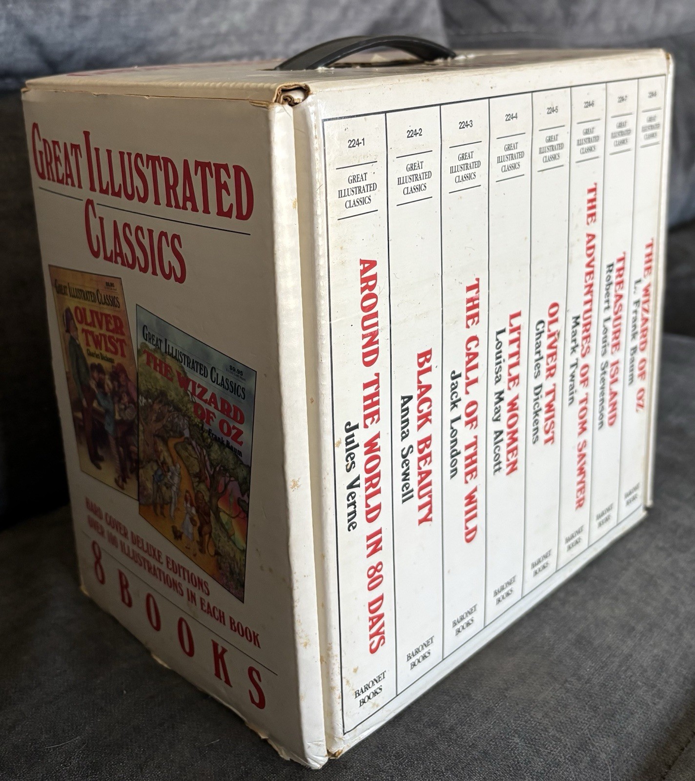 Great Illustrated Classics 8 Book Set Hardcover Books In Excellent Condition
