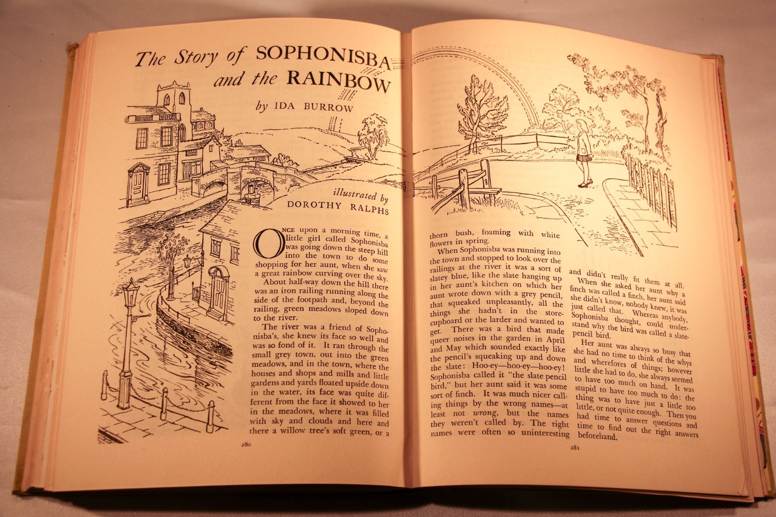1948 Modern Gift Book for Children story anthology Odhams Press LTD hardcover