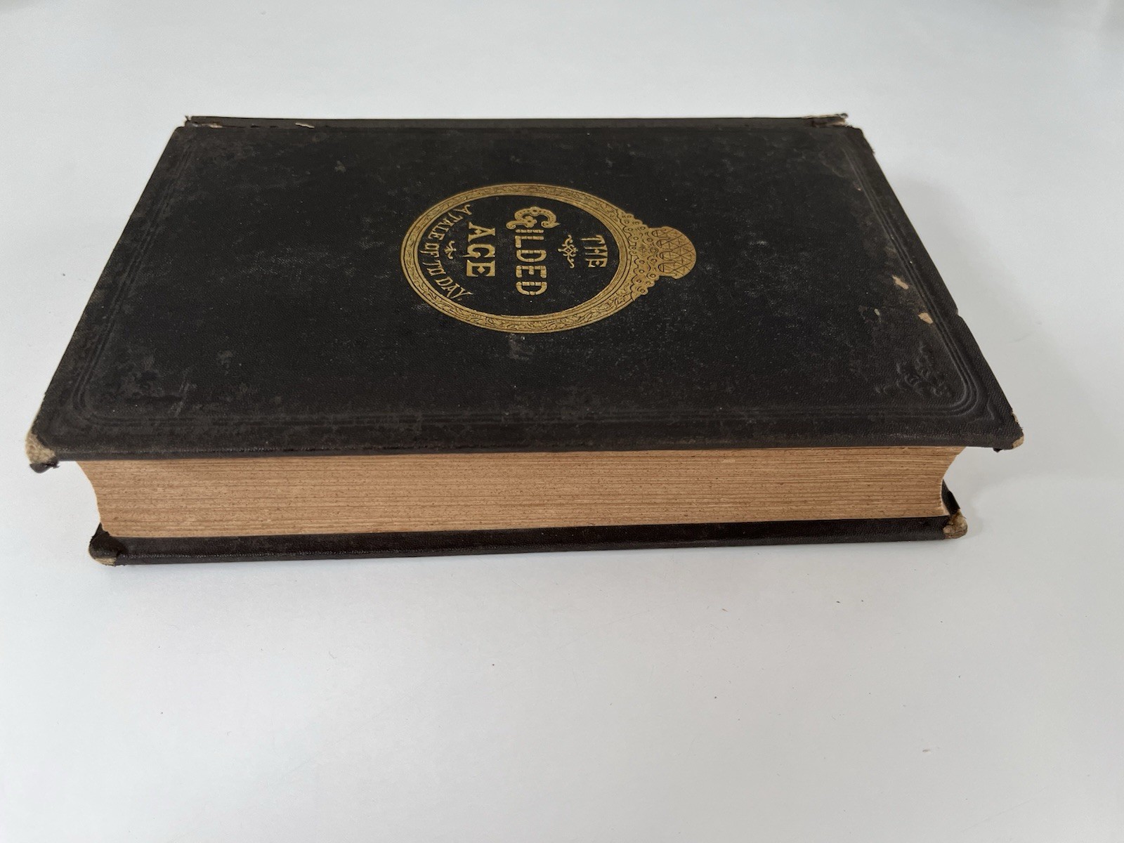 The Gilded Age by Mark Twain (1874) Vintage Early Printing Hardcover Book
