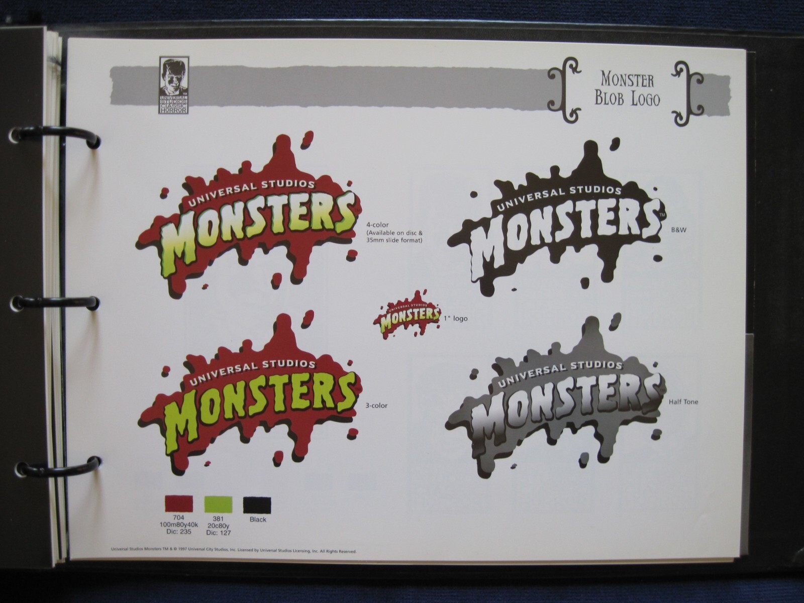 UNIVERSAL HORROR MONSTERS STYLE GUIDEBOOK – FRANKENSTEIN, MUMMY, DRACULA & MORE