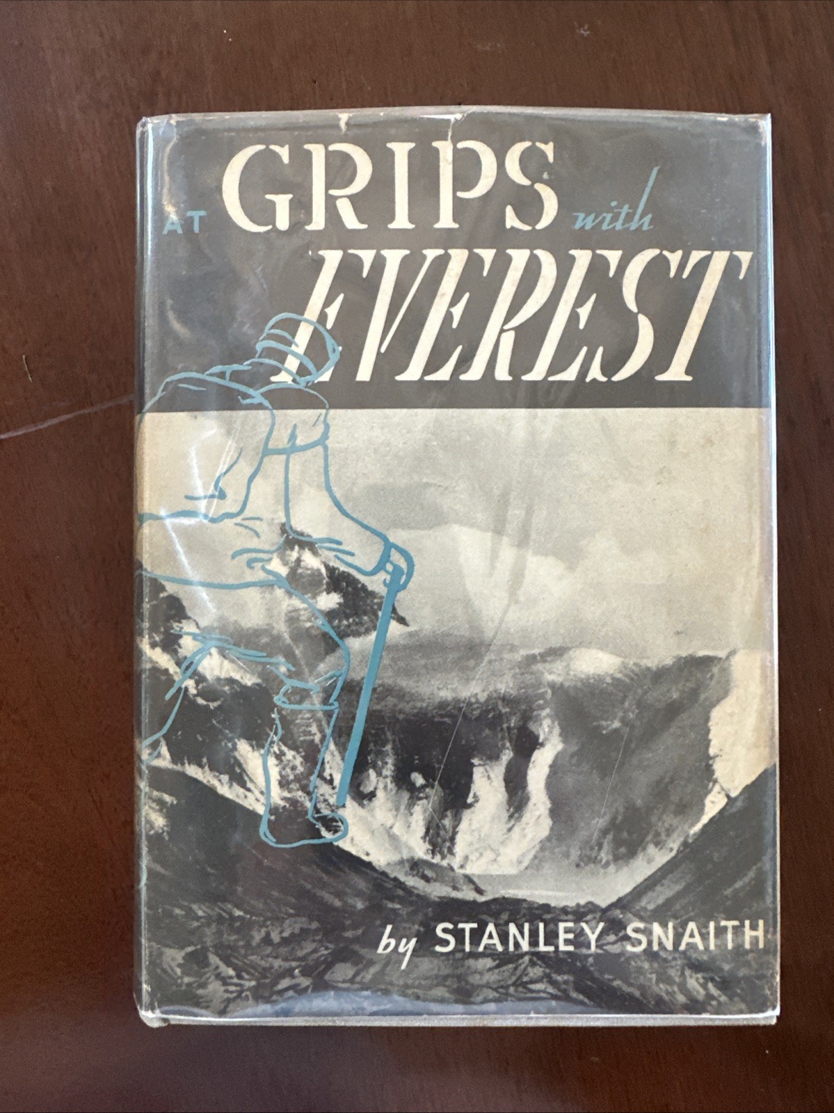 At Grips With Everest by Stanley Snaith HC DJ 1938 Mountain Climbing SFLIB